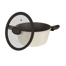 MAUNFELD FILIGRANA EDDA FG20EDD01CS кастрюля с крышкой 20 см бежевый