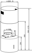 MAUNFELD LEE Light Isla 35 вытяжка нержавеющая сталь
