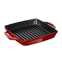 STAUB 12012806 сковорода-гриль 28 см вишневый