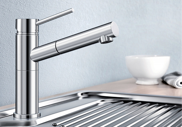 BLANCO ALTA-S Compact смеситель нержавеющая сталь