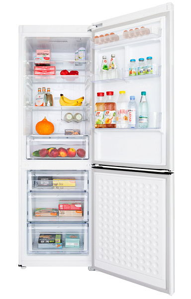 MAUNFELD MFF187NFIW10 холодильник белый