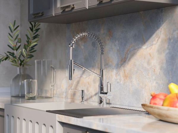 OMOIKIRI MIKAWA 2 Plus-SB-BN смеситель нержавеющая сталь