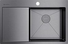 OMOIKIRI AKISAME 78-GM-R мойка вороненая сталь