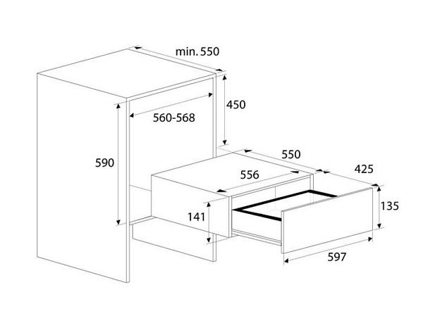 ASKO ODV8128G вакууматор черный