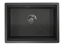 GRANULA KS-6045U мойка черный матовый
