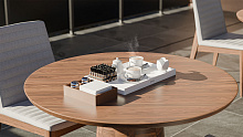 MEYVEL A-004 (White) чайно-кофейный поднос белый