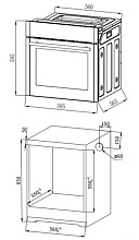 HIBERG VM 6260 RB духовой шкаф черный
