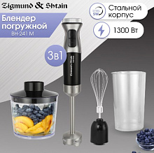 ZIGMUND & SHTAIN BH-241 M блендер черный