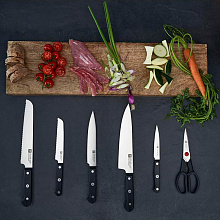 ZWILLING набор из 5-ти ножей + ножницы черный