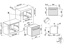 SMEG SO6102TB3 духовой шкаф черный