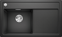 BLANCO ZENAR 45S Classic Black SILGRANIT PuraDur InFino мойка черный