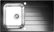 ALVEUS GLASSIX 10 RAL9005-90 черный мойка 1099450