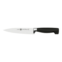 ZWILLING FOUR STAR нож 160 мм черный