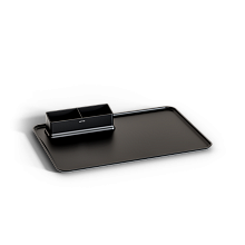 MEYVEL A-002 (Black) поднос с менажницей для чая черная мокка