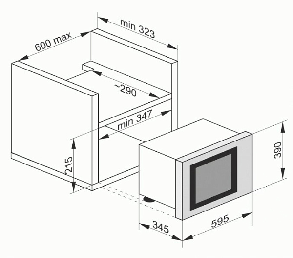 KAISER EM 2545 ElfAD микроволновая печь слоновая кость