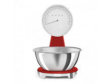 SMEG KSF01RDWW кухонные весы красный