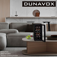 DUNAVOX DAT-12.33C винный шкаф черный