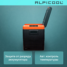 ALPICOOL CL40 (12/24) автохолодильник черный