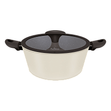 MAUNFELD FILIGRANA EDDA FG20EDD01CS кастрюля с крышкой 20 см бежевый