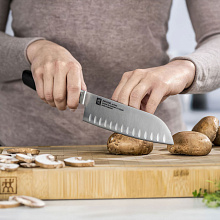 ZWILLING ALLSTAR нож сантоку 180 мм черный