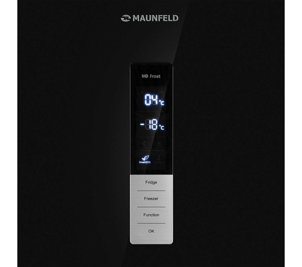 MAUNFELD MFF200NFBE холодильник черный