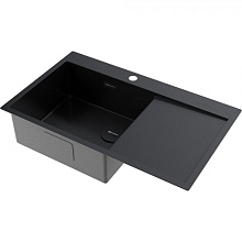 OMOIKIRI AKISAME 86-L SIDE-GB мойка черный