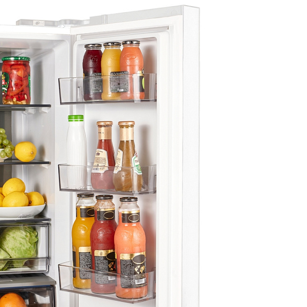 MAUNFELD MFF183NFWE холодильник белый