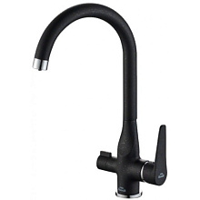 ZORG SH 910 Black CR смеситель черный металл/хром ZORG SH 910 Black CR смеситель черный металл/хром