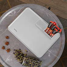 MEYVEL A-002 (White) поднос с менажницей для чая белый