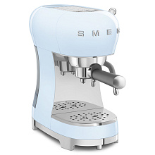 SMEG ECF02PBEU кофемашина пастельный голубой