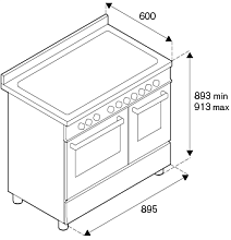 BERTAZZONI MAS96L2EXT2 варочный центр нержавеющая сталь
