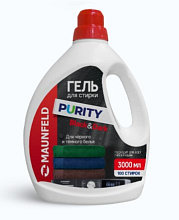 MAUNFELD MWL3000PB Purity Black&Dark гель для стирки 3000мл