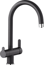BLANCO TRIMA Silgranit Standard смеситель черный