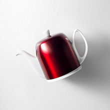 DEGRENNE SALAM WHITE CANDDY APPLE чайник 1 л на 6 чашек красный