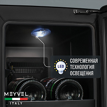 MEYVEL MV06-BSF1 (easy) отдельностоящий винный шкаф черный