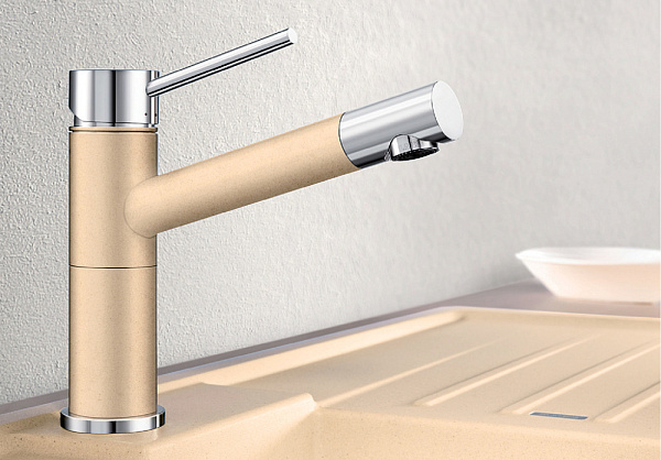 BLANCO ALTA Compact смеситель серый