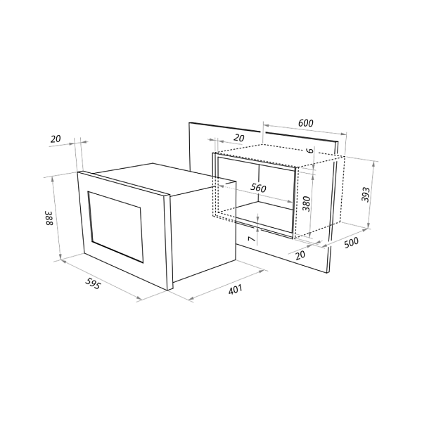 MAUNFELD MBMO.25.7GBG микроволновая печь бежевый