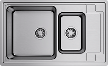 OMOIKIRI Mizu 78-2-IN мойка нержавеющая сталь