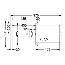 FRANKE MRG 611-97 мойка миндаль