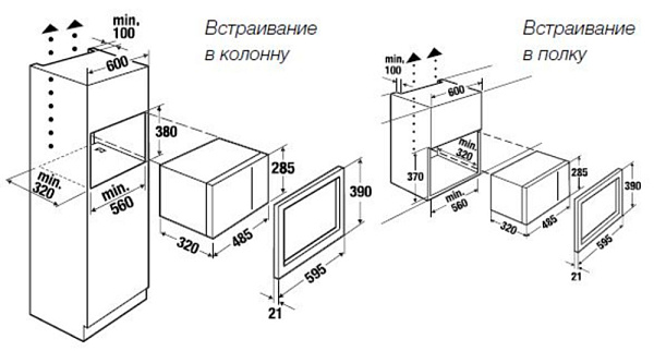 KUPPERSBUSCH M 6120.0 S микроволновая печь черный