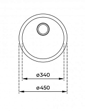TEKA BASICO D450 1B мойка нержавеющая сталь