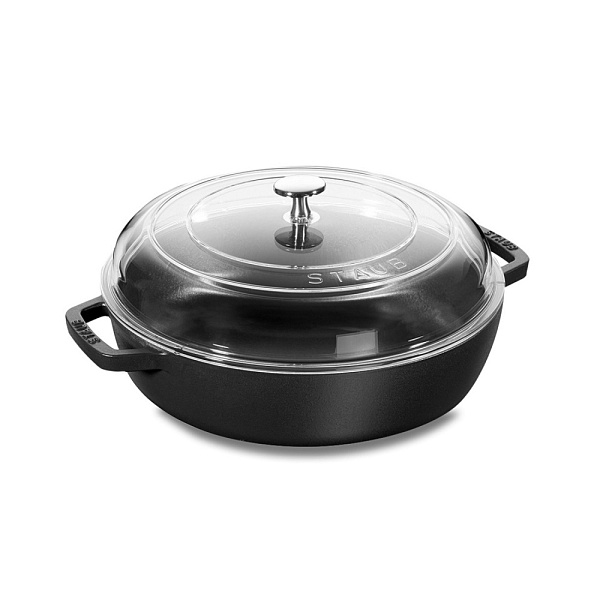 STAUB 12722623 сотейник 26 см черный