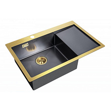 ZORG A 7851-L BR/GRAFIT мойка бронза/графит