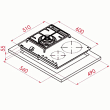 TEKA JZC 63312 ABN BK варочная панель черный