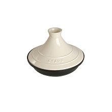 STAUB 1302823 тажин 28 см черный/кремовый