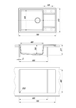 FLORENTINA ЛИПСИ 780 XL мойка жасмин