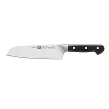 ZWILLING PRO нож сантоку 180 мм черный