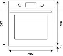 BERTAZZONI F609PROESX духовой шкаф нержавеющая сталь
