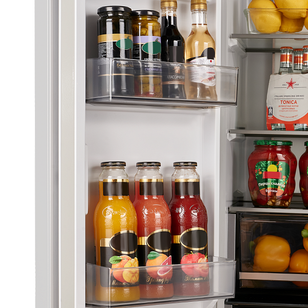 MAUNFELD MFF190NFDPW холодильник белый