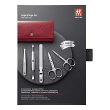 ZWILLING INOX маникюрный набор 5 пр. красный